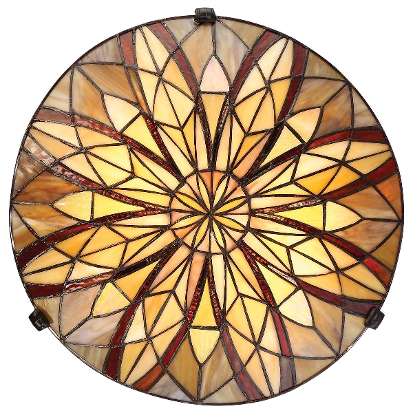 Victory 2 Light Semi-Flush - Valiant Bronze der Firma Elstead