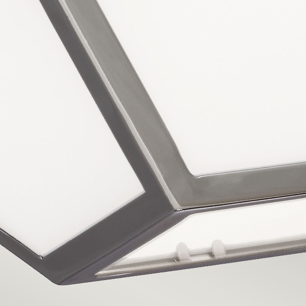 Diamond 1 Light Medium Pendelleuchte - Nickel poliert der Firma Elstead