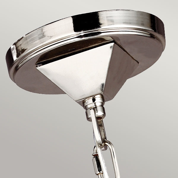 Diamond 1 Light Medium Pendelleuchte - Nickel poliert der Firma Elstead