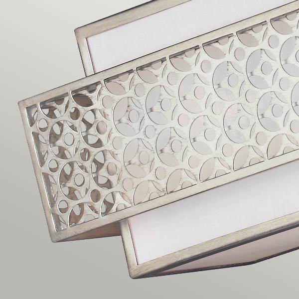 Kenney lámpara de araña de isla de 5 luces - Sunrise Plata der Firma Elstead