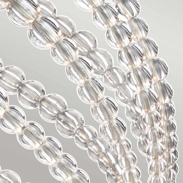 Oberlin Medium LED Pendelleuchte - Satin Nickel der Firma Elstead