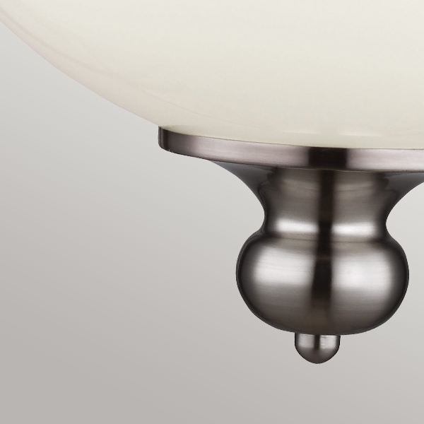 Parkman 1 Light Large Pendelleuchte - Gebürsteter Stahl der Firma Elstead