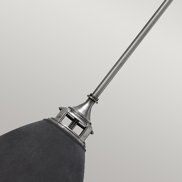 Amelia 1 Leuchte Medium Pendelleuchte - Aged Zinc der Firma Elstead