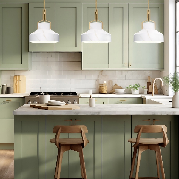 Quoizel Brecken 2 lt Pendelleuchte - Messing gealtert und Alabasterglas-Schirm der Firma Elstead