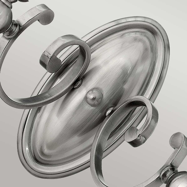 Yorktown 2 leichte Wandleuchte - Nickel antik der Firma Elstead