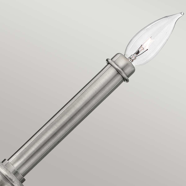 Yorktown 2 leichte Wandleuchte - Nickel antik der Firma Elstead