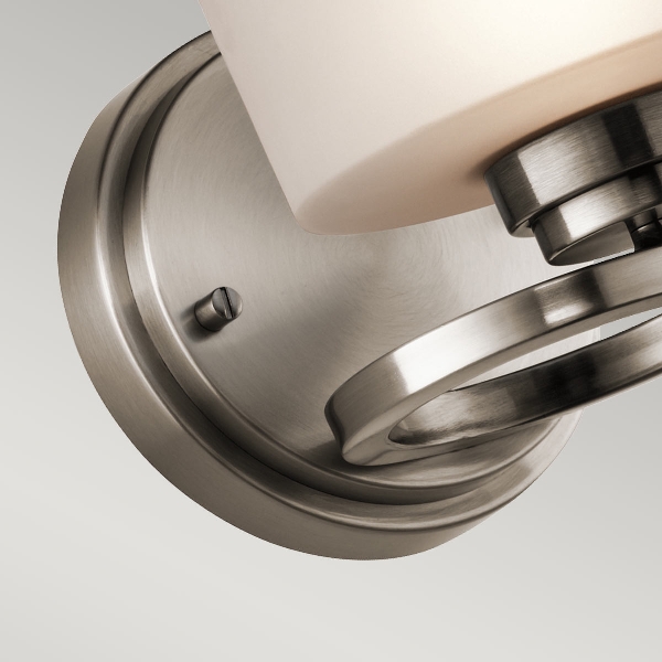 Aleeka 1 leichte Wandleuchte - Klassisches Zinn der Firma Elstead