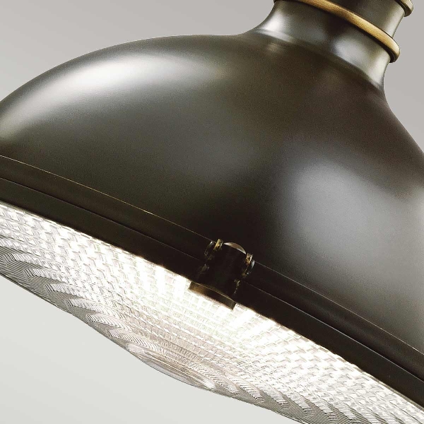 Hatteras Bay 1 Leuchte Medium Pendelleuchte - Olde Bronze der Firma Elstead