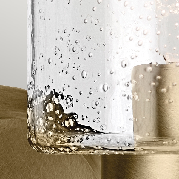 Kichler Winslow 1 lt Wandleuchte - Naturmessing der Firma Elstead