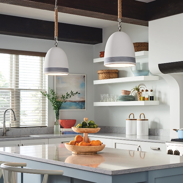 Hinkley Nash 1 lt Pendelleuchte - Nickel antik der Firma Elstead