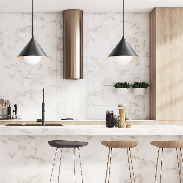 Alora Mood Remyck 1 lt Pendelleuchte - Schwarz matt der Firma Elstead