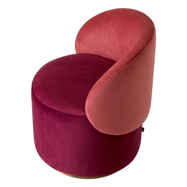 Silla de comedor baja Greer der Firma Eichholtz