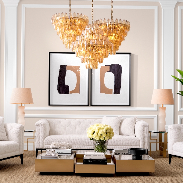 Print Cardboard 2er-Set der Firma Eichholtz