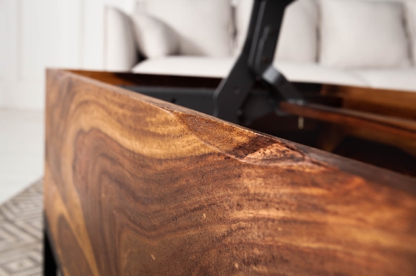 Couchtisch MAKASSAR mit Funktion höhenverstellbar der Firma Casa Élite