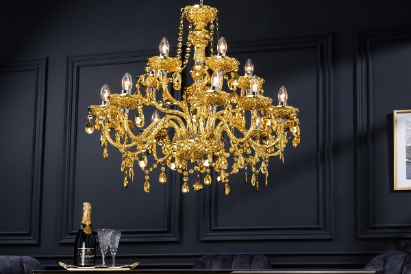 Kronleuchter DIAMONDS 15-armig der Firma Casa Élite