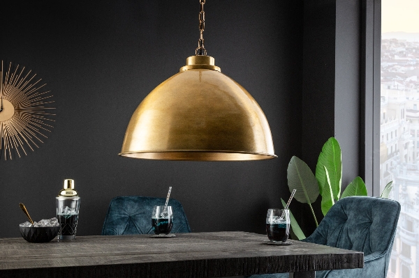 Hängeleuchte INDUSTRIAL 43cm gold der Firma Casa Élite