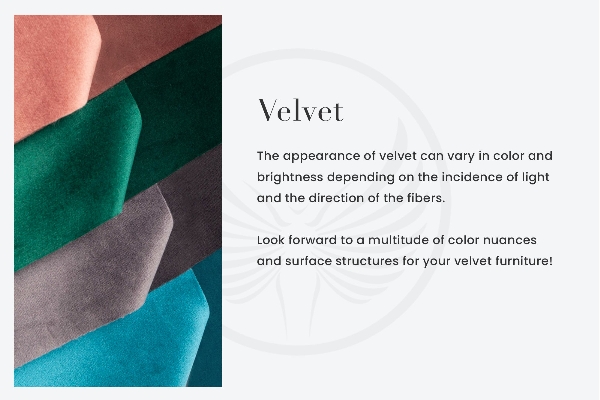 Recamiere CHESTERFIELD 170cm Samt grau der Firma Casa Élite