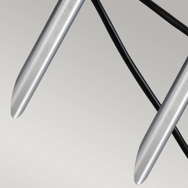 Spennymoor Starter-Kit mit 3 x 12V Spots, 3 x Masten, 6m Kabel & 12V Transformator - Eloxiertes Aluminium der Firma Elstead