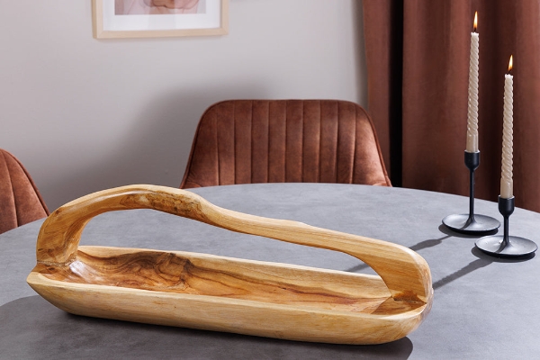 Teakholzschale BALI mit Henkel der Firma Casa Élite