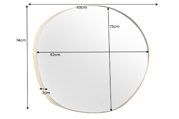 Wandspiegel NOEMI der Firma Casa Élite