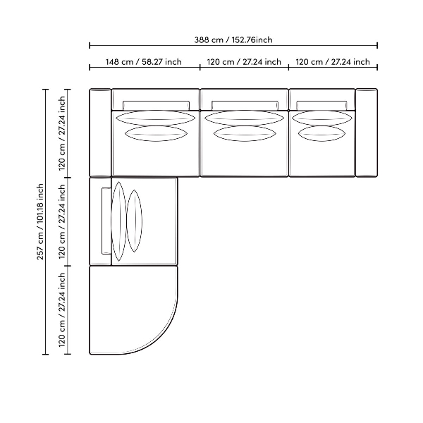 Sofa Lounge Club der Firma Eichholtz