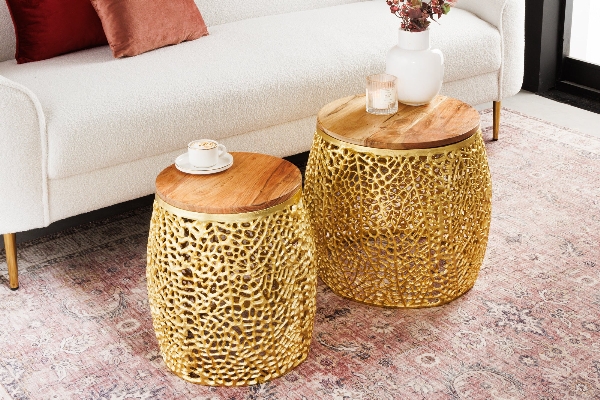 Couchtisch LEAF 2er Set  der Firma Casa Élite