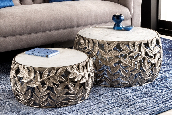 Couchtisch ABSTRACT LEAF  2er-Set  der Firma Casa Élite
