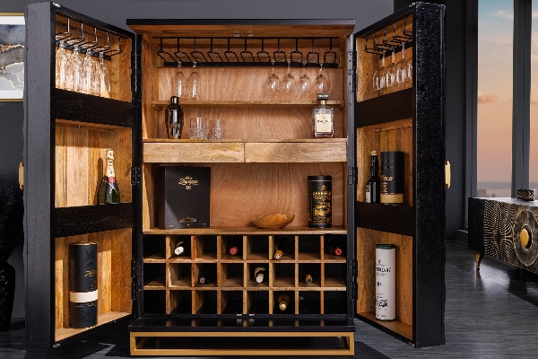 Barschrank GOLDEN SUNSET 3D der Firma Casa Élite