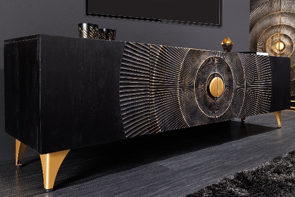 TV-Board GOLDEN SUNSET 3D 180 cm stehend der Firma Casa Élite