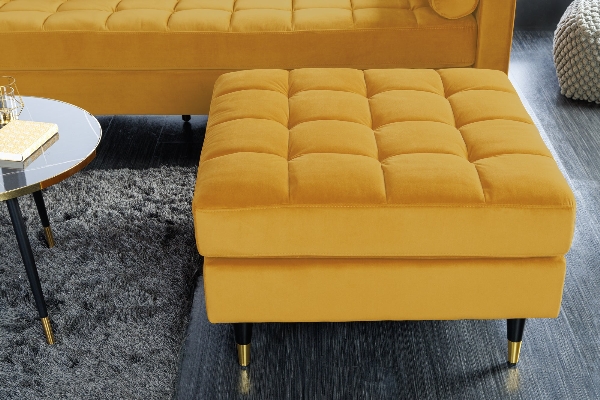 Hocker COZY VELVET  der Firma Casa Élite