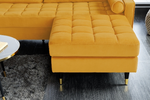 Hocker COZY VELVET  der Firma Casa Élite