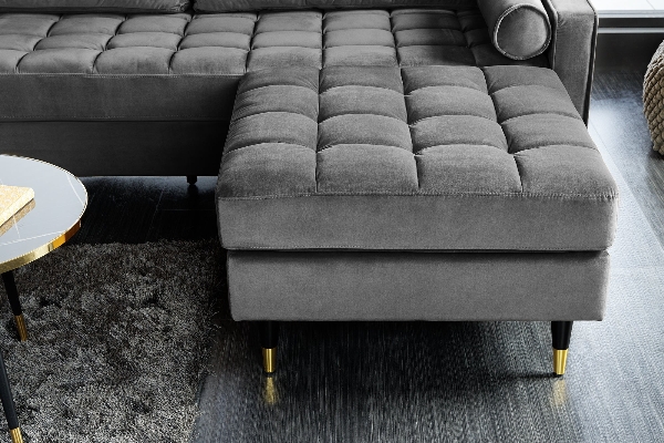 Hocker COZY VELVET  der Firma Casa Élite