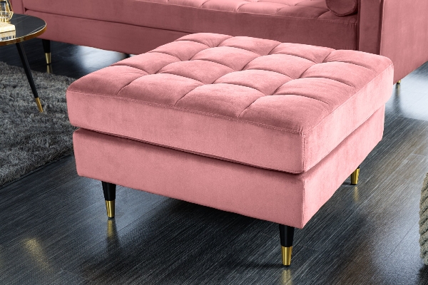 Hocker COZY VELVET  der Firma Casa Élite