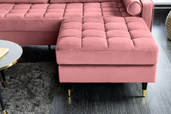 Hocker COZY VELVET  der Firma Casa Élite