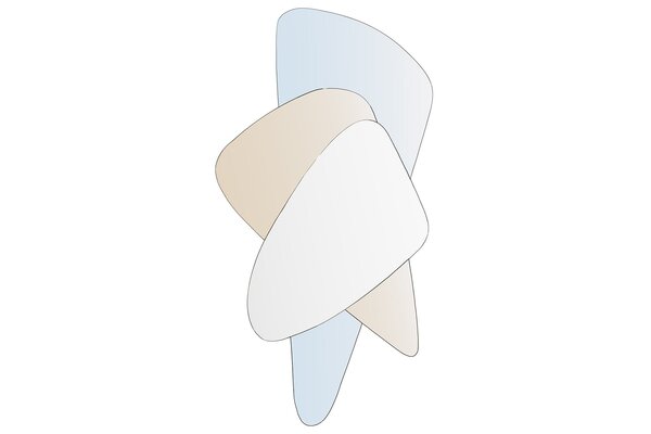 Wall mirror GEOMETRIC I  der Firma Casa Élite