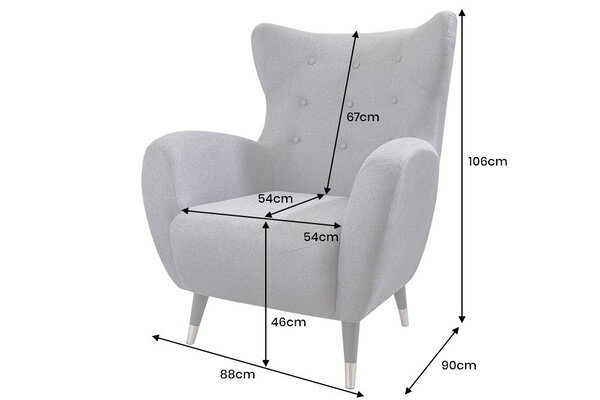 Wing chair DON  der Firma Casa Élite