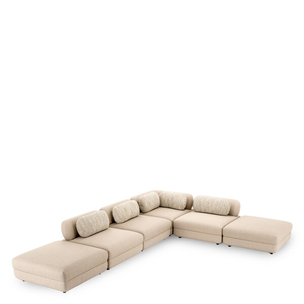 Modulares Sofa Paulo - Ottomane der Firma Eichholtz