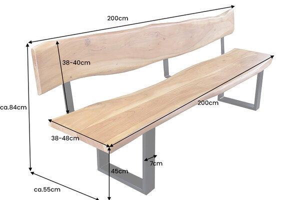 Bank MAMMUT  der Firma Casa Élite