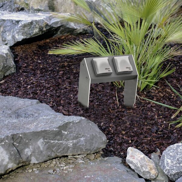 Steckdosenspieß Strombalken 2-fach der Firma Albert Leuchten