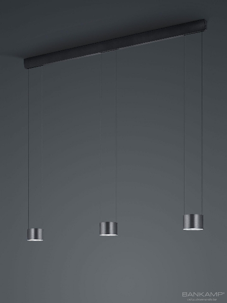 LED-Pendelleuchte Impulse 3 flammig der Firma BANKAMP Leuchtenmanufaktur