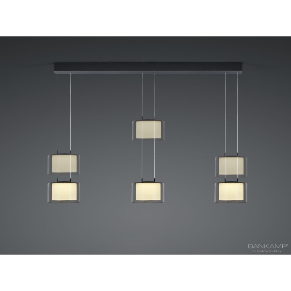 LED-Pendelleuchte flex Grand SMOKE der Firma BANKAMP Leuchtenmanufaktur