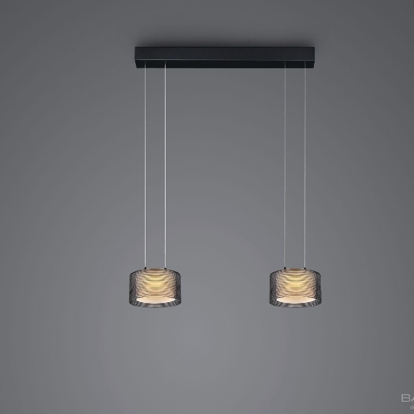 LED Pendelleuchte flex GRAND GROOVE 2 flammig der Firma BANKAMP Leuchtenmanufaktur