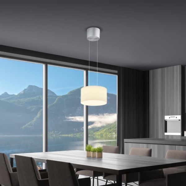 LED Hängeleuchte flex GRAND OPAL 1 flammig der Firma BANKAMP Leuchtenmanufaktur