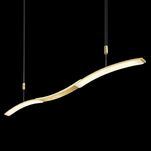 LED-Pendelleuchte Wave II luce elevata der Firma BANKAMP Leuchtenmanufaktur