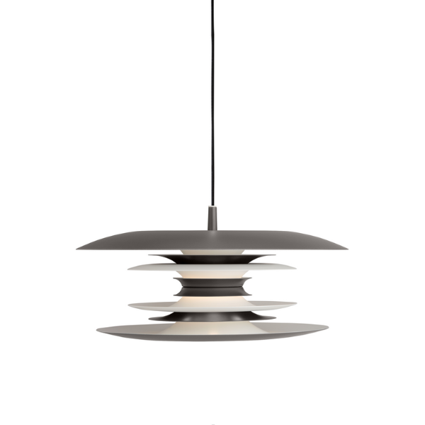 Diablo Pendelleuchte D400 oxidgrau E14 der Firma Belid Leuchten