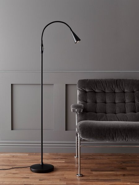 Ledro floor lamp flat black MR16 der Firma Belid Leuchten