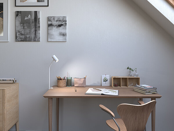 Tyson table lamp for table top white structure GU10 der Firma Belid Leuchten