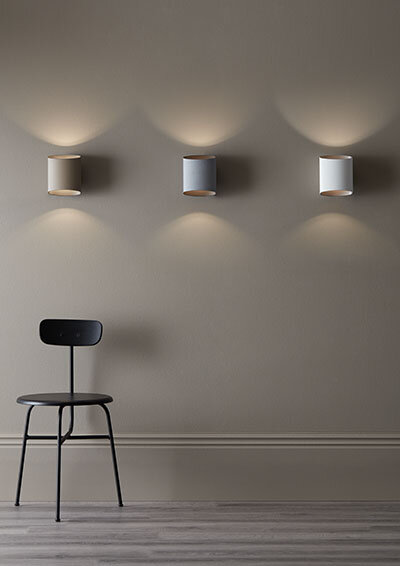 Sinne wall lamp white structure/silver G9 der Firma Belid Leuchten