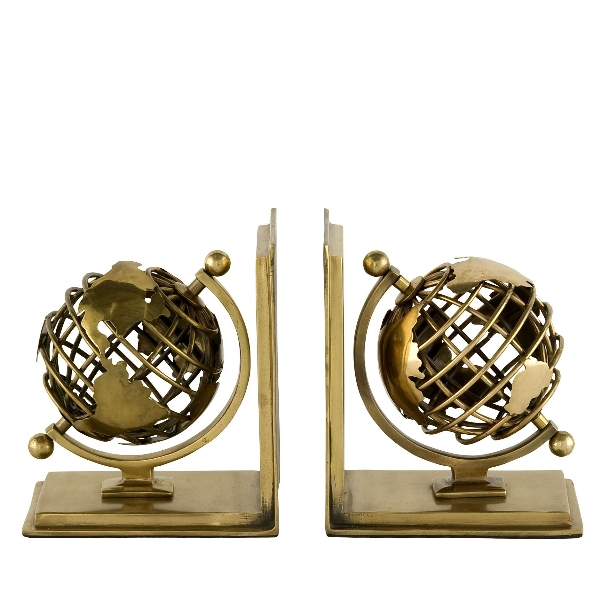 Buchstütze Globe 2er Set der Firma Eichholtz