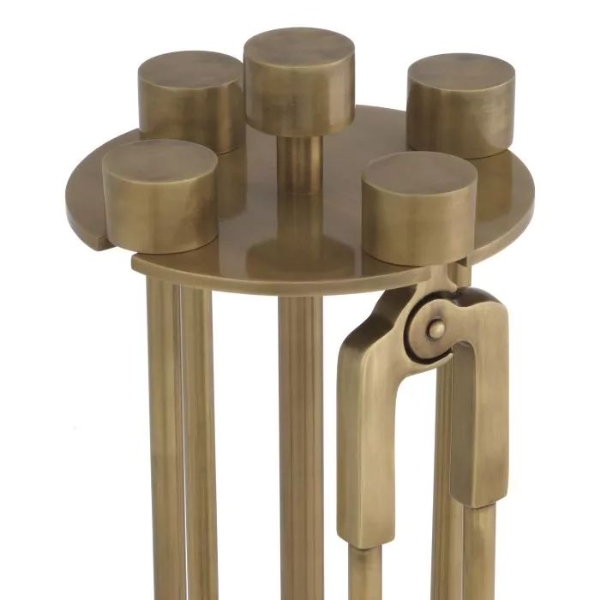 Kaminbesteck SET LARA der Firma Eichholtz